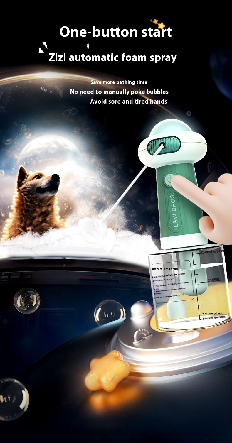 Smart Pet Bath Bubble Machine 400ML Second Generation